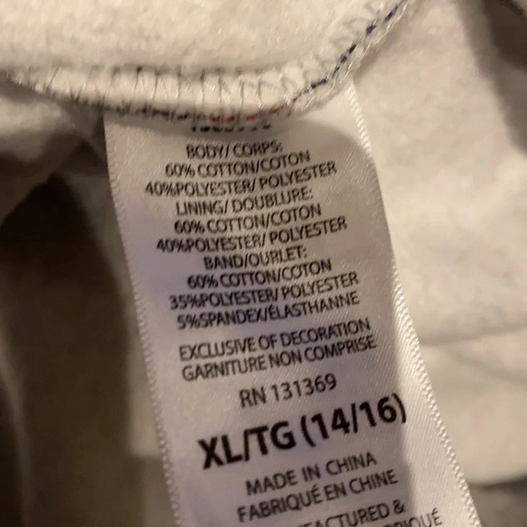 FILA multi coloured logo  printed unisex boy hoodie Sz XL - Picture 9 of 9